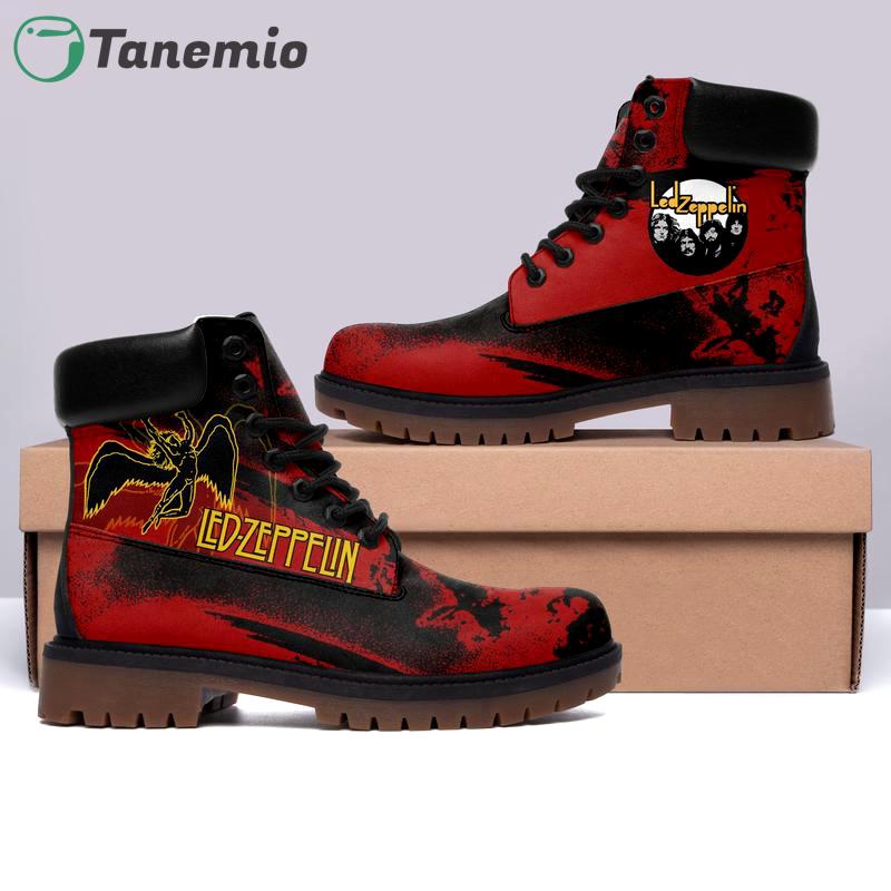 Led zeppelin best gift for fans Timboots Shoes