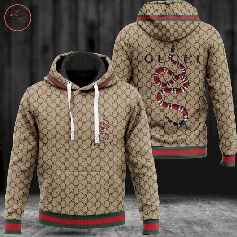 Guccinakeuxury brand all over printed hoodie zip hoodie Zipper Hoodie 3D