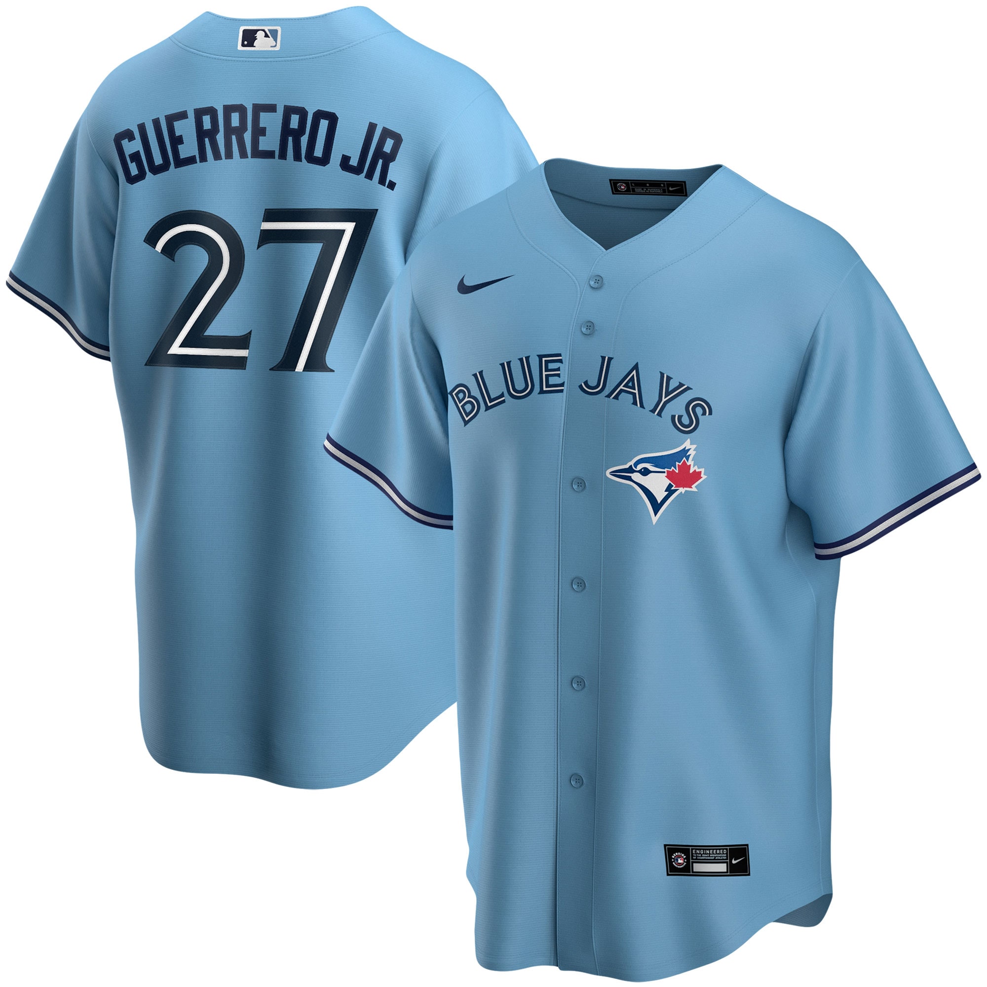 Vladimir guerrero jr. toronto blue jays nike alternate player jersey color powder blue  Baseball MLB Jersey Sports For Fans Baseball MLB Replica