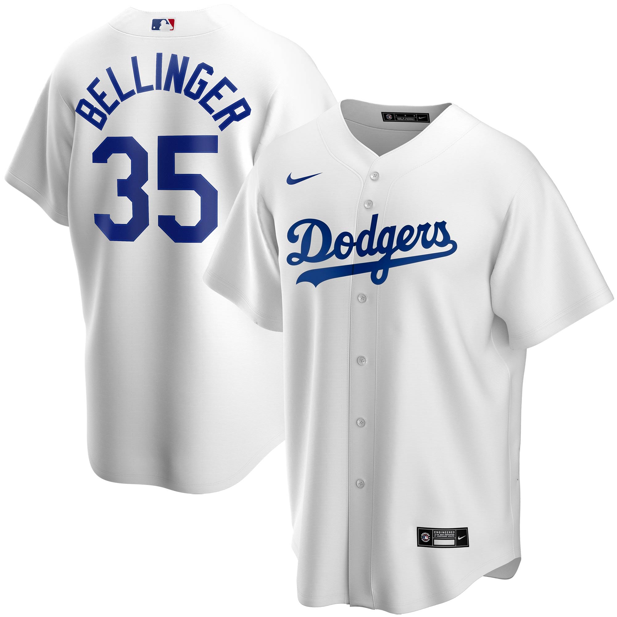Cody bellinger los angeles dodgers nike home player jersey color white  Baseball MLB Jersey Baseball Sports Replica For Fans MLB