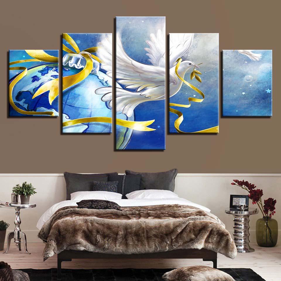 Dove jin belt  animal   Canvas Art - Collection Creative Beautiful Room Living Room Wall Decor