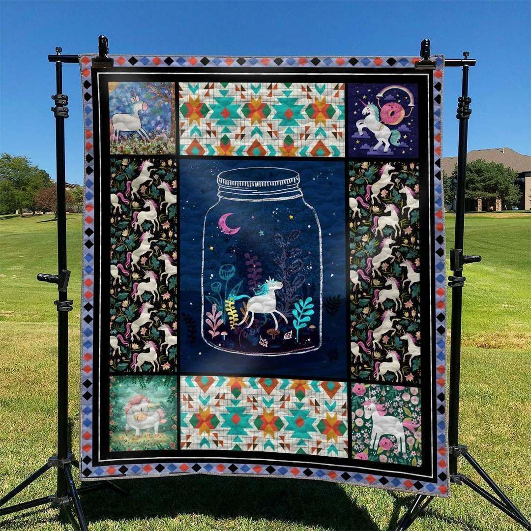 Unicorn vh07 lover 3d customized  Quilt - Collection Home Decor comforter duvet Creative bedroom blanket bedspread coverlet spread