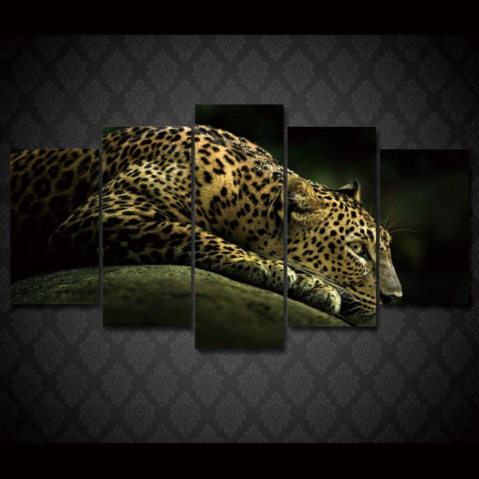 Leopard 2  animal   Canvas Art - Collection Wall Decor Creative Living Room Beautiful Room