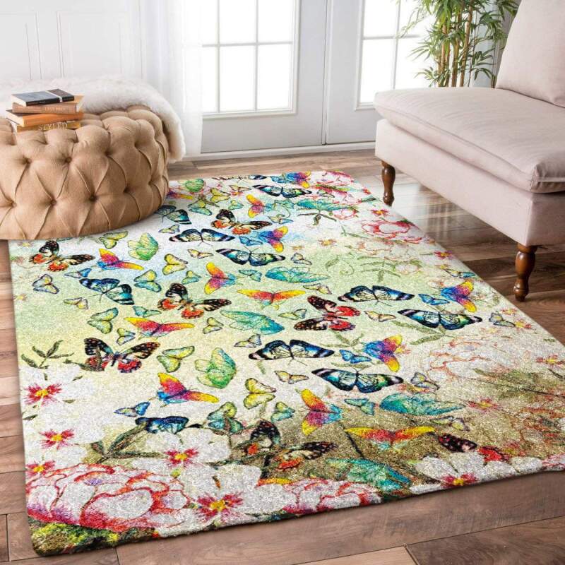 Butterfly type 247 Rug - Collection Living room Gift For Lover Area Carpet Home Decor