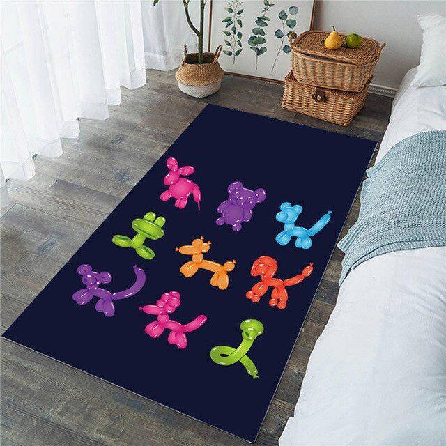 Balloons dog type 658 Rug - Collection Area Carpet Living room Gift For Lover Home Decor