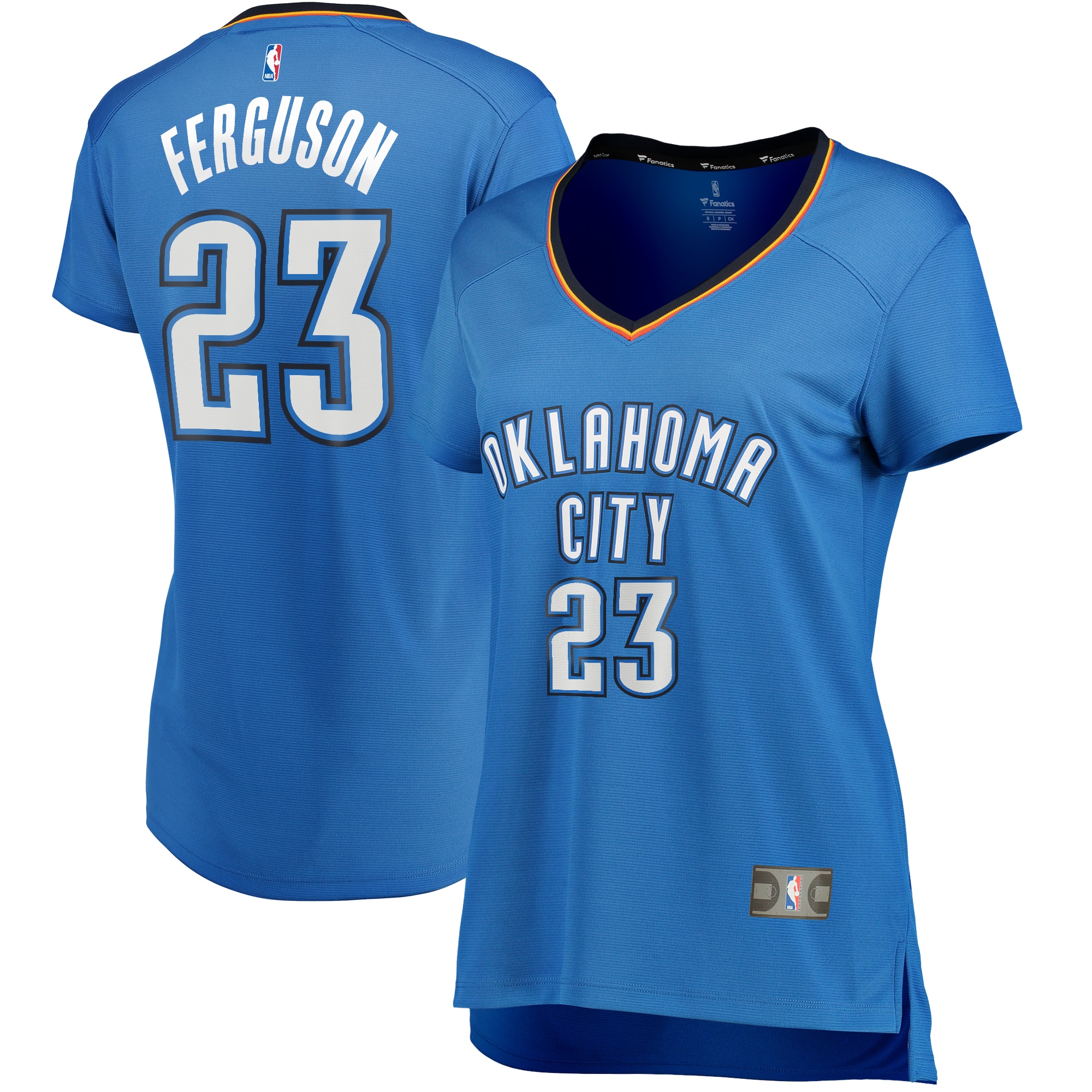 Terrance ferguson oklahoma city thunder fanatics branded women's fast break player jersey icon edition blue Baseball NBA Jersey Basketball NBA Gift For Fans Sports Replica