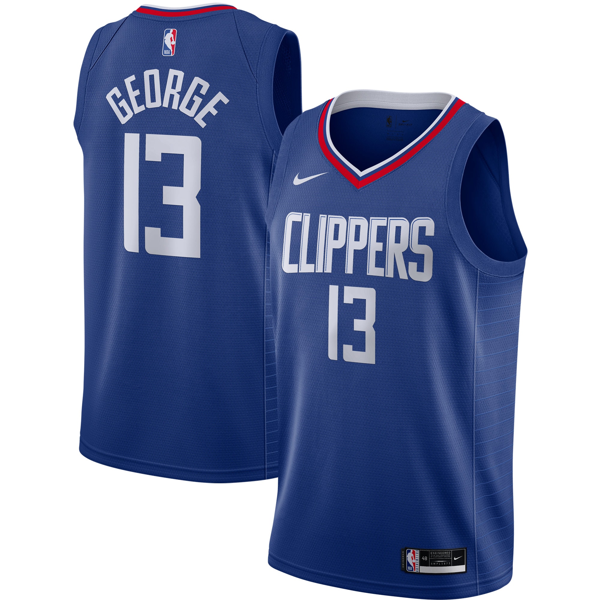 Paul george la clippers nike 2023/21 swingman jersey royal icon edition Baseball NBA Jersey Basketball NBA Sports Gift For Fans Replica