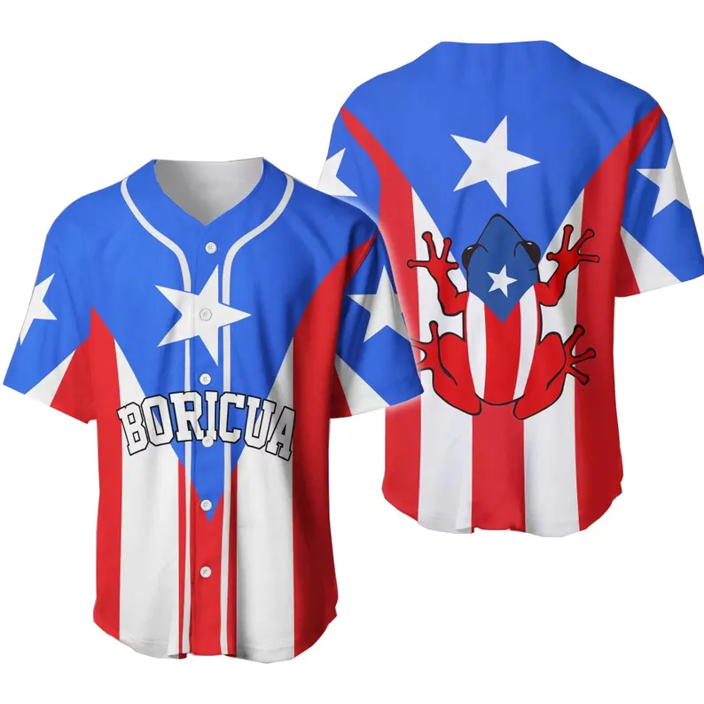 Boricua Puerto Rico Baseball Jersey