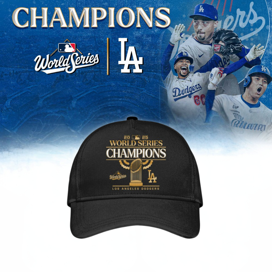 Los Angeles Dodgers 2025 World Series Champions Cap - RP001