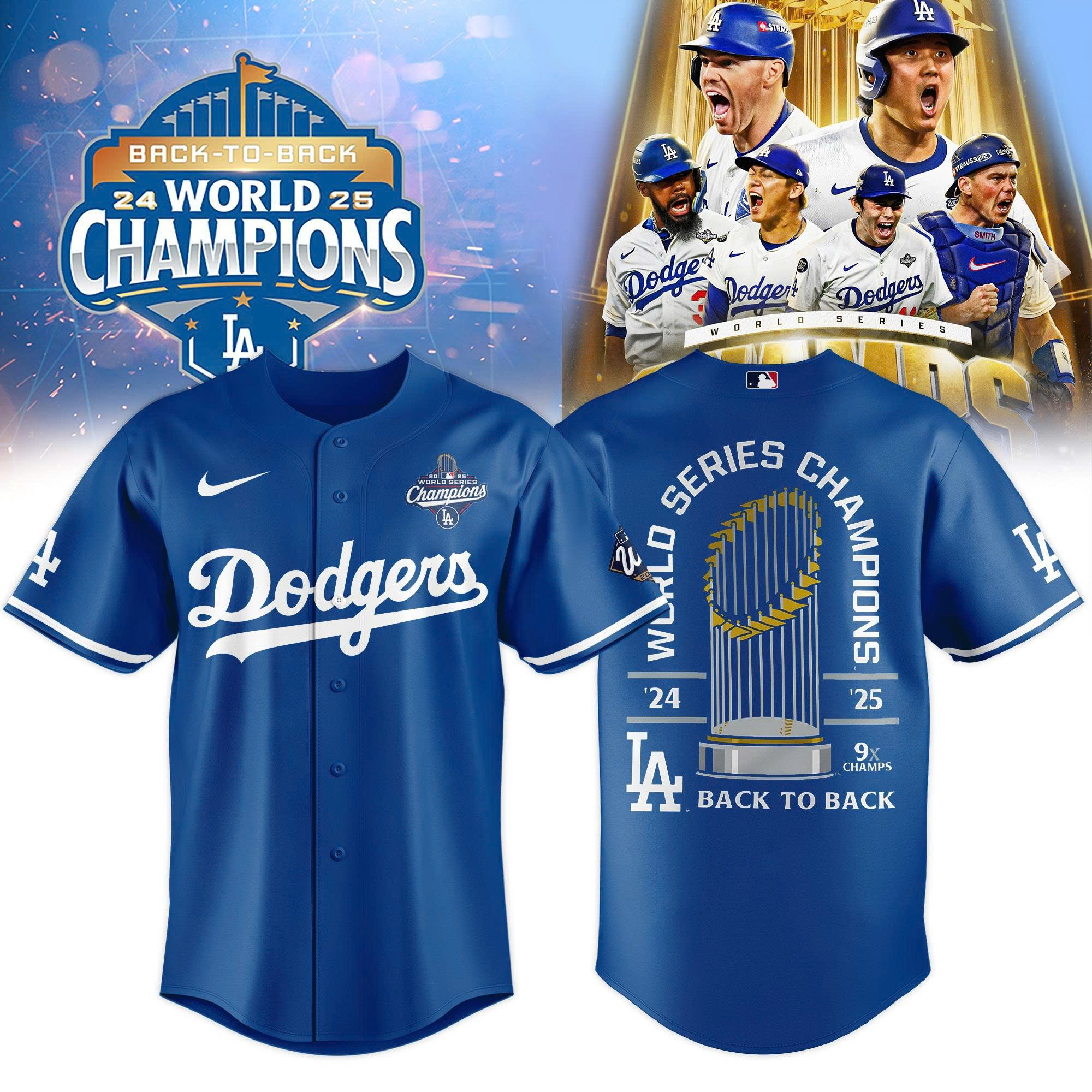 Los Angeles Dodgers 2025 World Series Champions - GJ013