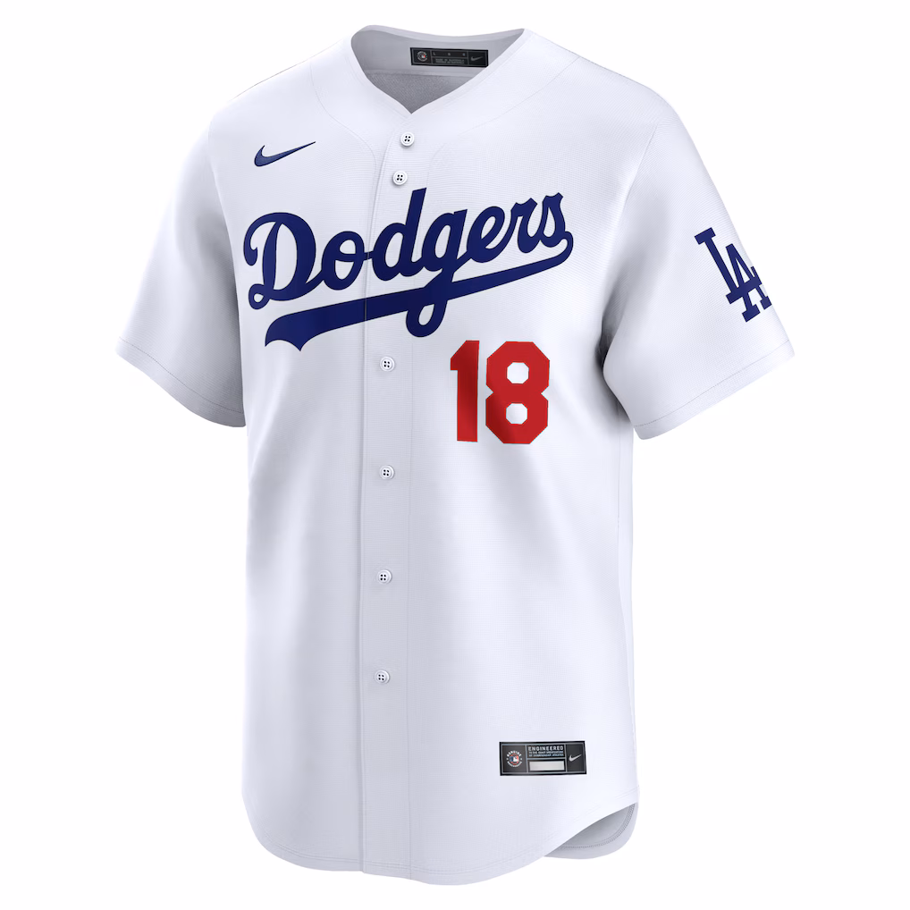 Yoshinobu Yamamoto Los Angeles Dodgers Nike Home Limited Player Jersey - GJ18