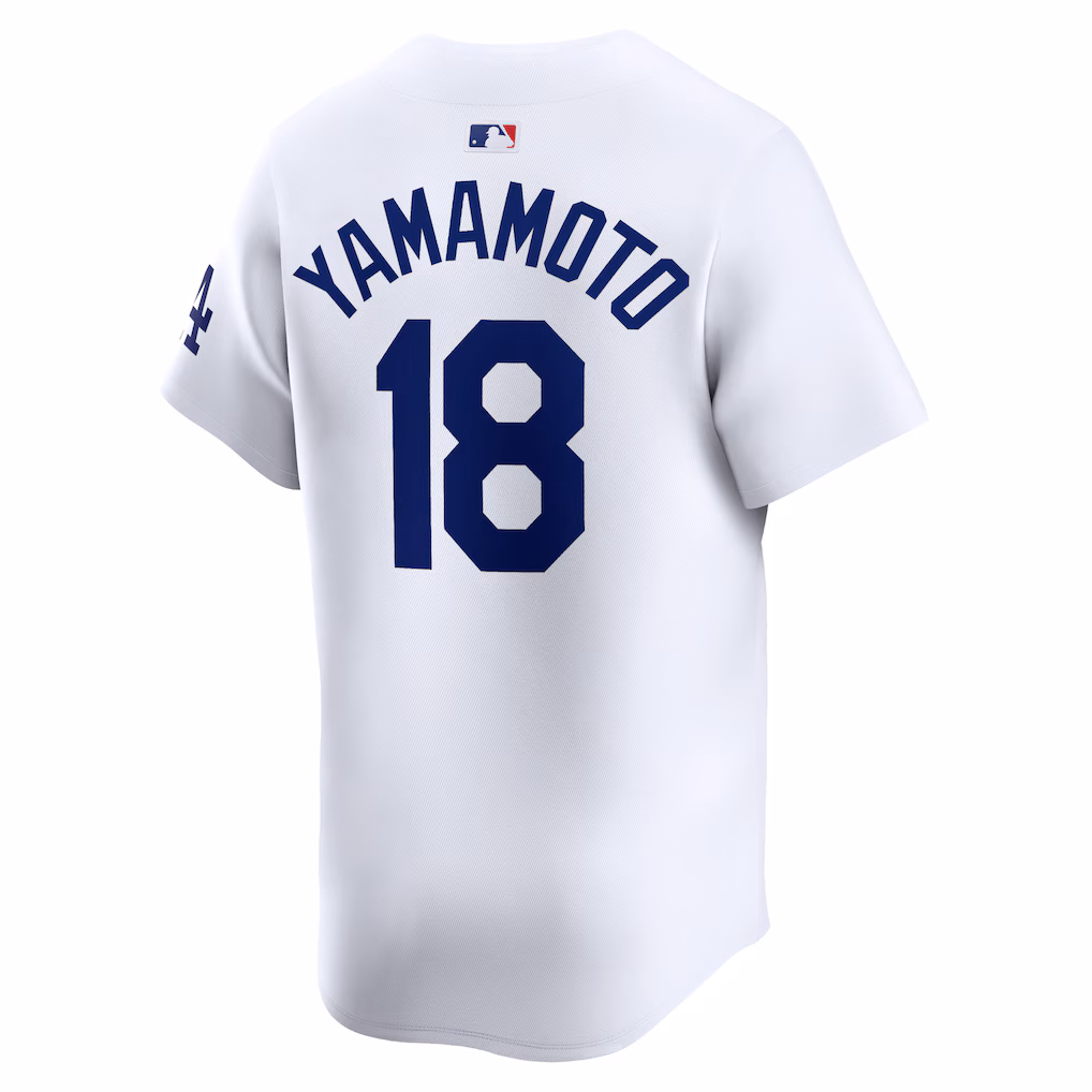 Yoshinobu Yamamoto Los Angeles Dodgers Nike Home Limited Player Jersey - GJ18
