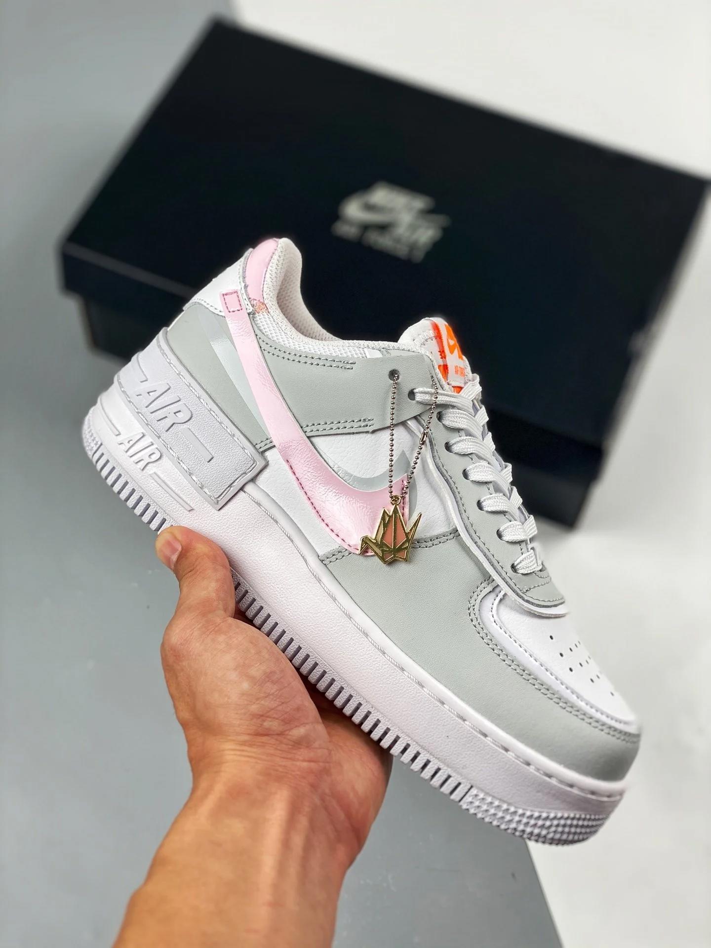 nike air force 1 shadow pink red