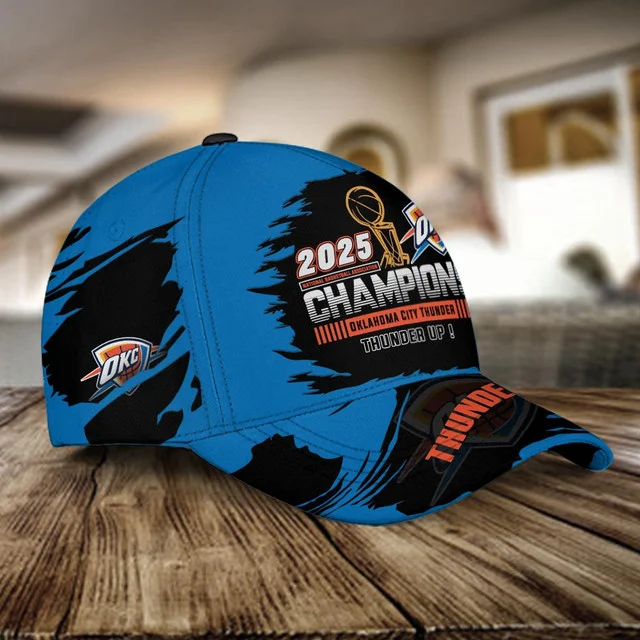 Oklahoma City Thunders Champions 2025 Limited Edition Cap - NBA014