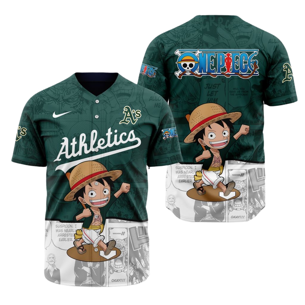 Premium MLB Oakland Athletics X One Piece Jersey - OA098