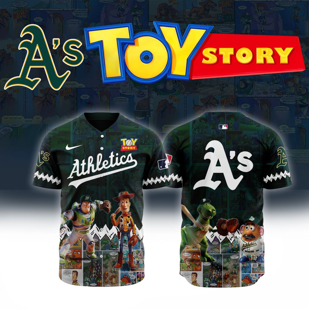 Premium MLB Oakland Athletics X Toy Story Baseball Jersey - OA0112