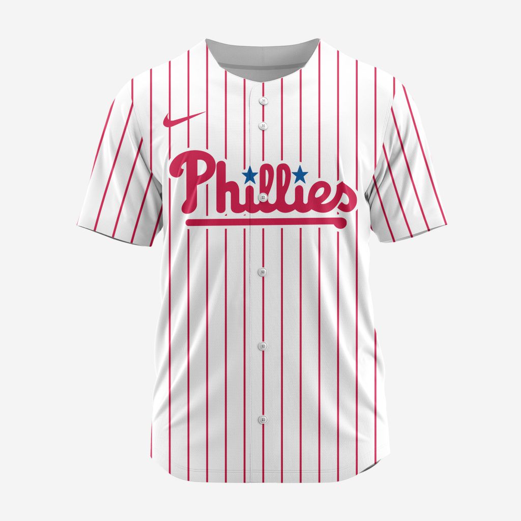 MLB Philadelphia Phillies Personalized 2024 Home Baseball Jersey - PP05
