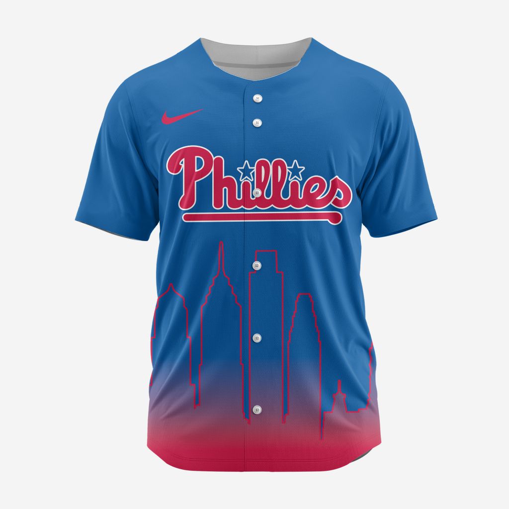 MLB Philadelphia Phillies Special City Edition Concept Baseball Jersey - PP037