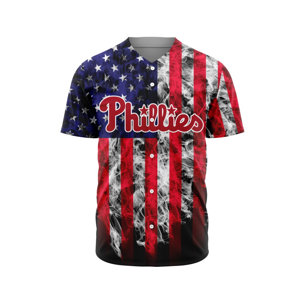 MLB Philadelphia Phillies Special Independence Day 4th Of July Design - PP049