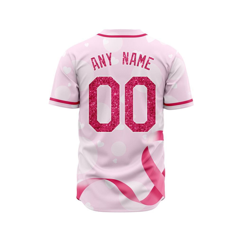MLB Philadelphia Phillies Special Pink Design Fight Breast Cancer Baseball Jersey - PP055
