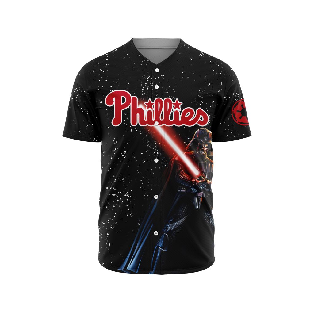 MLB Philadelphia Phillies Special Star Wars Design Baseball Jersey - PP060