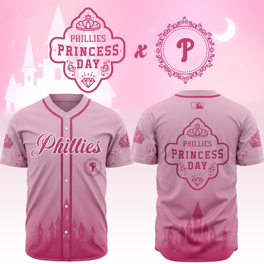 Premium MLB Philadelphia Phillies Princess Day Baseball Jersey - PP0101