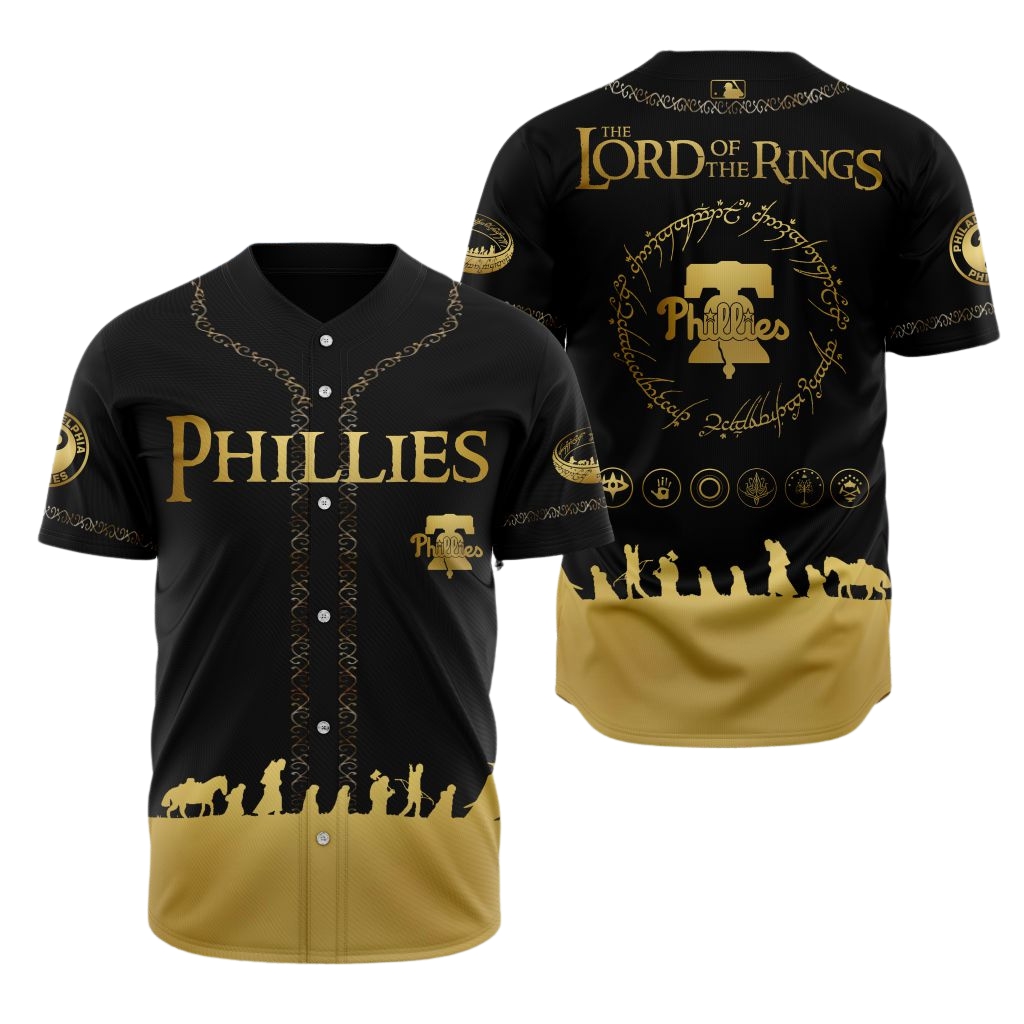 Premium MLB Philadelphia Phillies X The Lord Of The Rings Baseball Jersey - PP0130