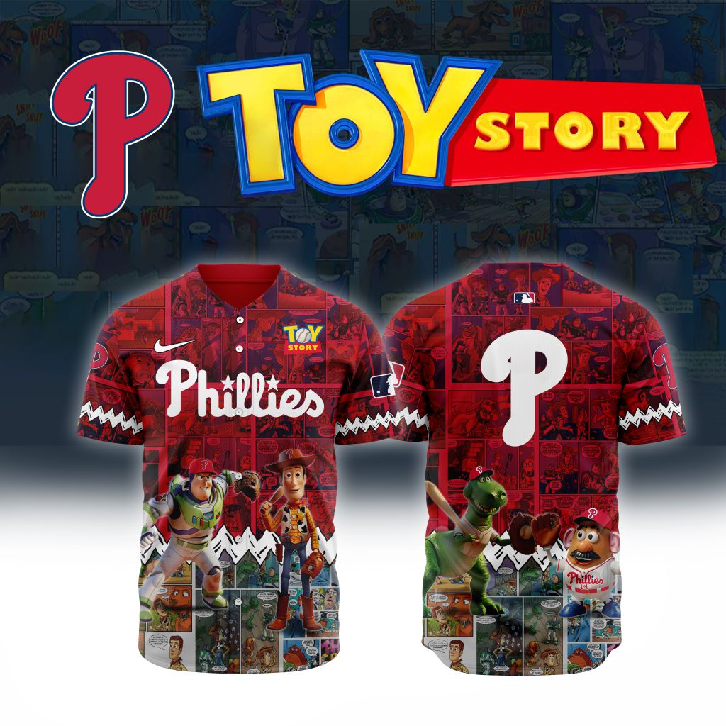 Premium MLB Philadelphia Phillies X Toy Story Baseball Jersey - PP0131