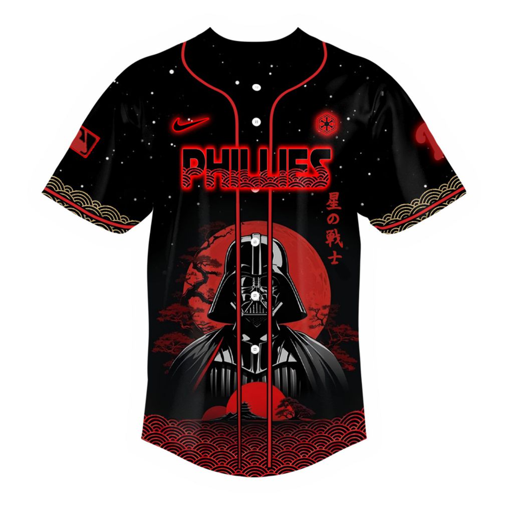 Premium MLB Philadelphia Phillies X Star Wars Baseball Jersey - PP078