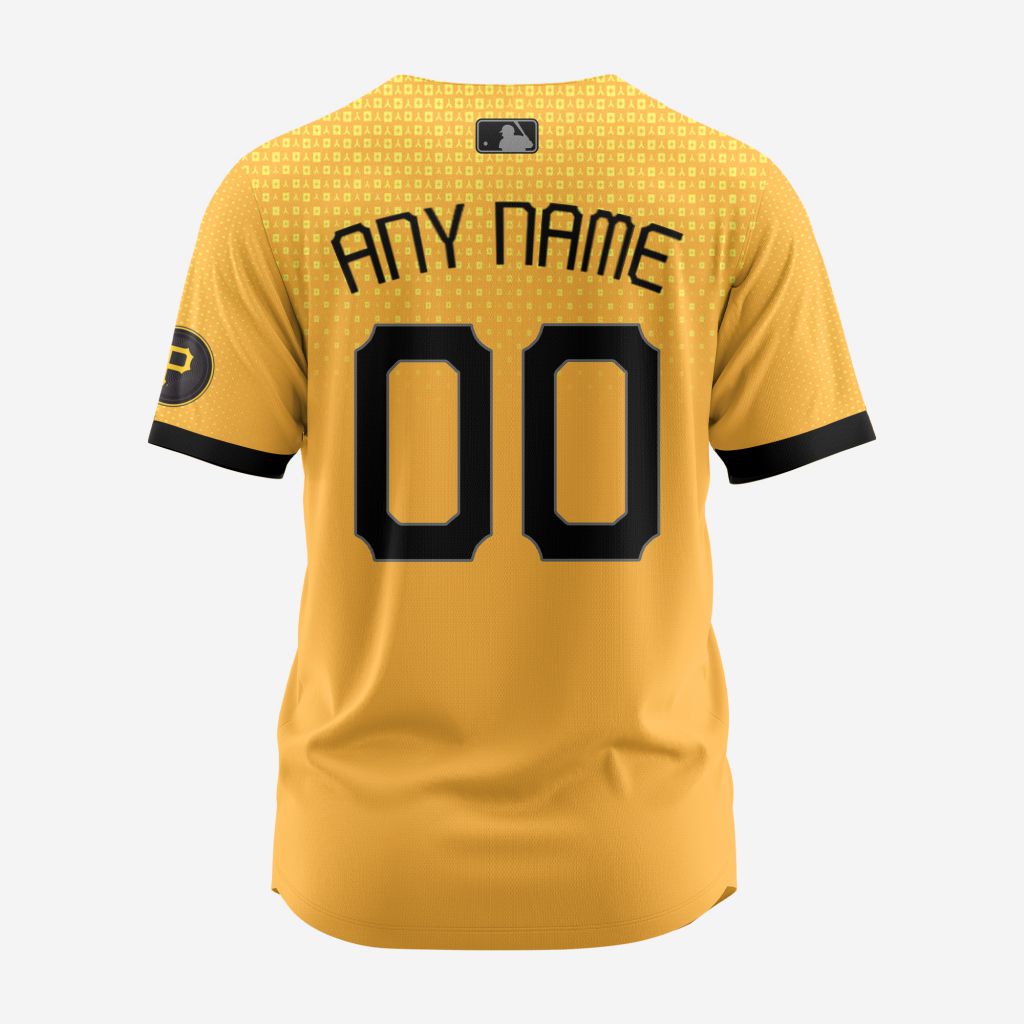 MLB Pittsburgh Pirates Personalized 2024 City Connect Baseball Jersey Design - PIPI03