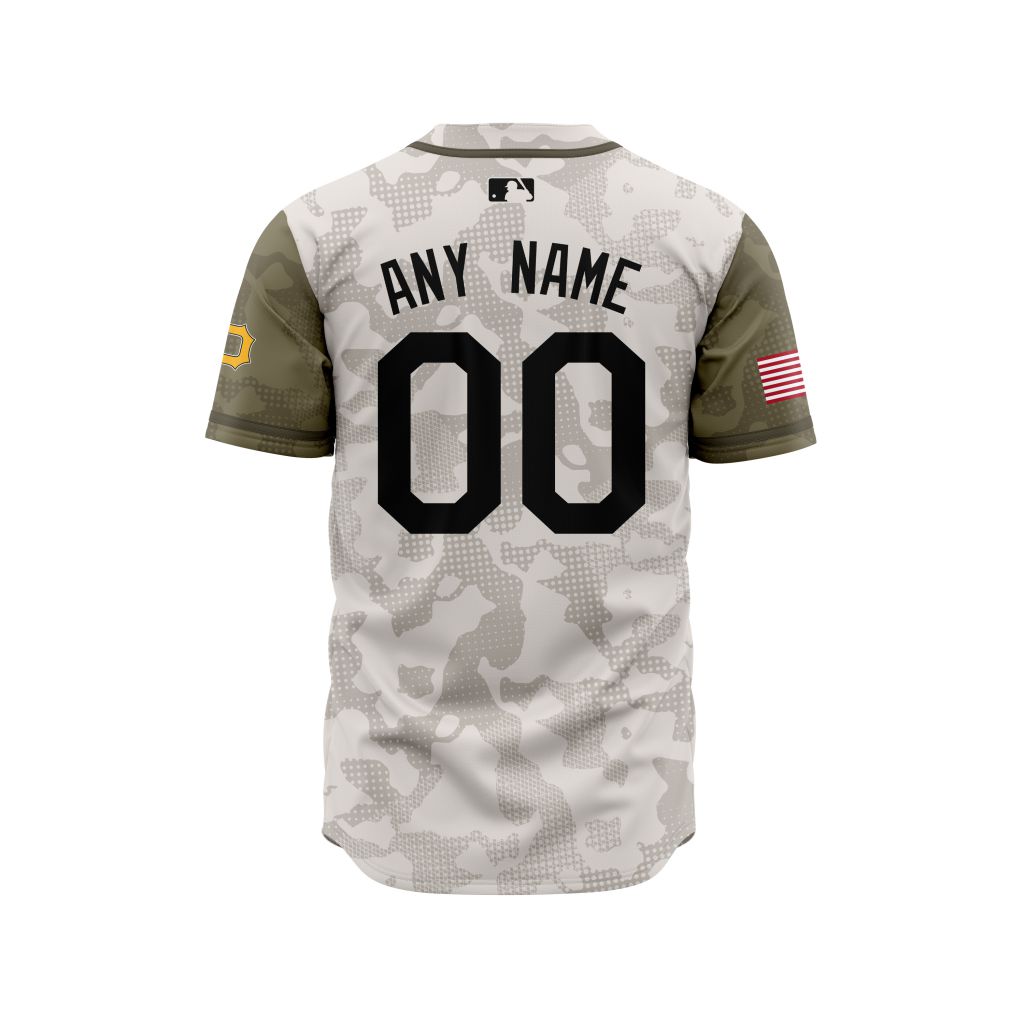 MLB Pittsburgh Pirates Special Armed Forces Day Design Baseball Jersey - PIPI030