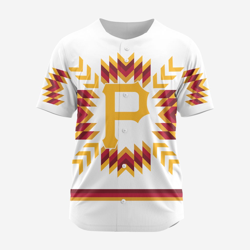 MLB Pittsburgh Pirates Special Native Design Baseball Jersey - PIPI053