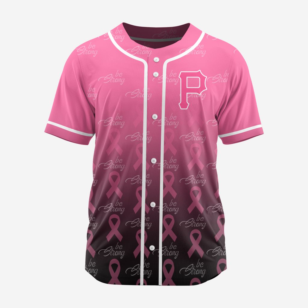MLB Pittsburgh Pirates Special Pink Design Fight Breast Cancer Baseball Jersey - PIPI056