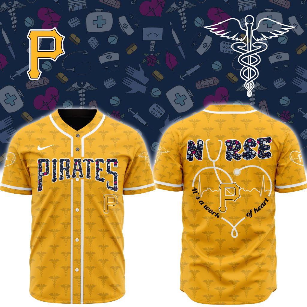 Premium MLB Pittsburgh Pirates Happy International Nurses Day Baseball Jersey - PIPI093