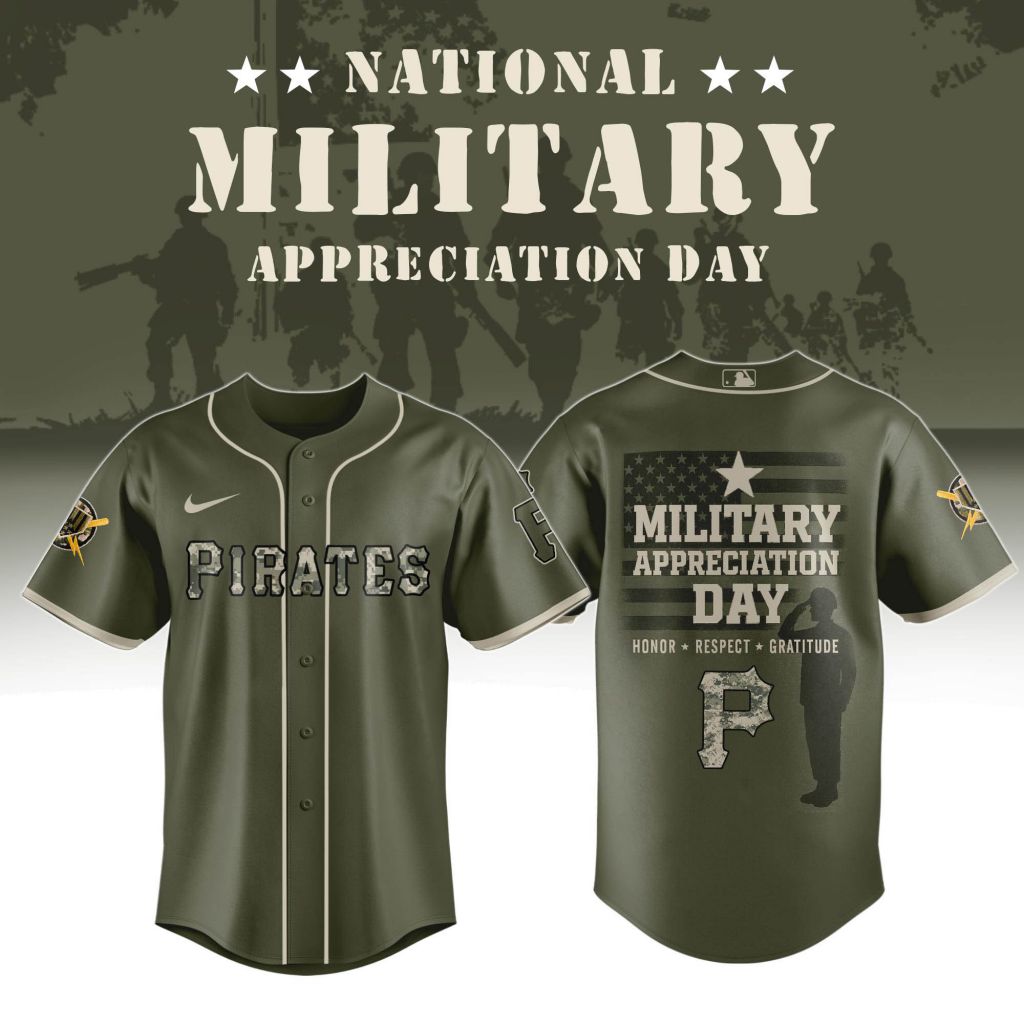 Premium MLB Pittsburgh Pirates Military Appreciation Day Baseball Jersey - PIPI098