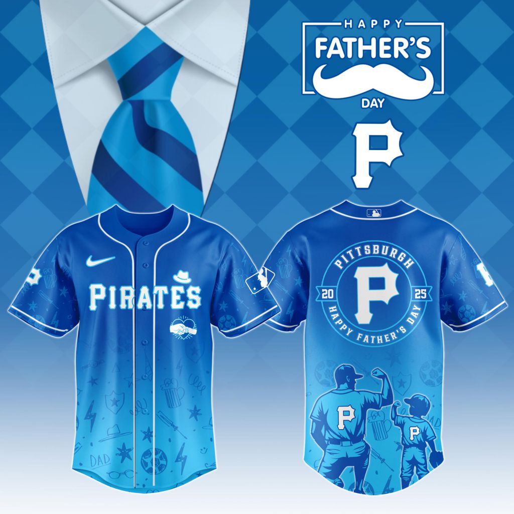 Premium MLB Pittsburgh Pirates Special Father’s Day Baseball Jersey - PIPI0105