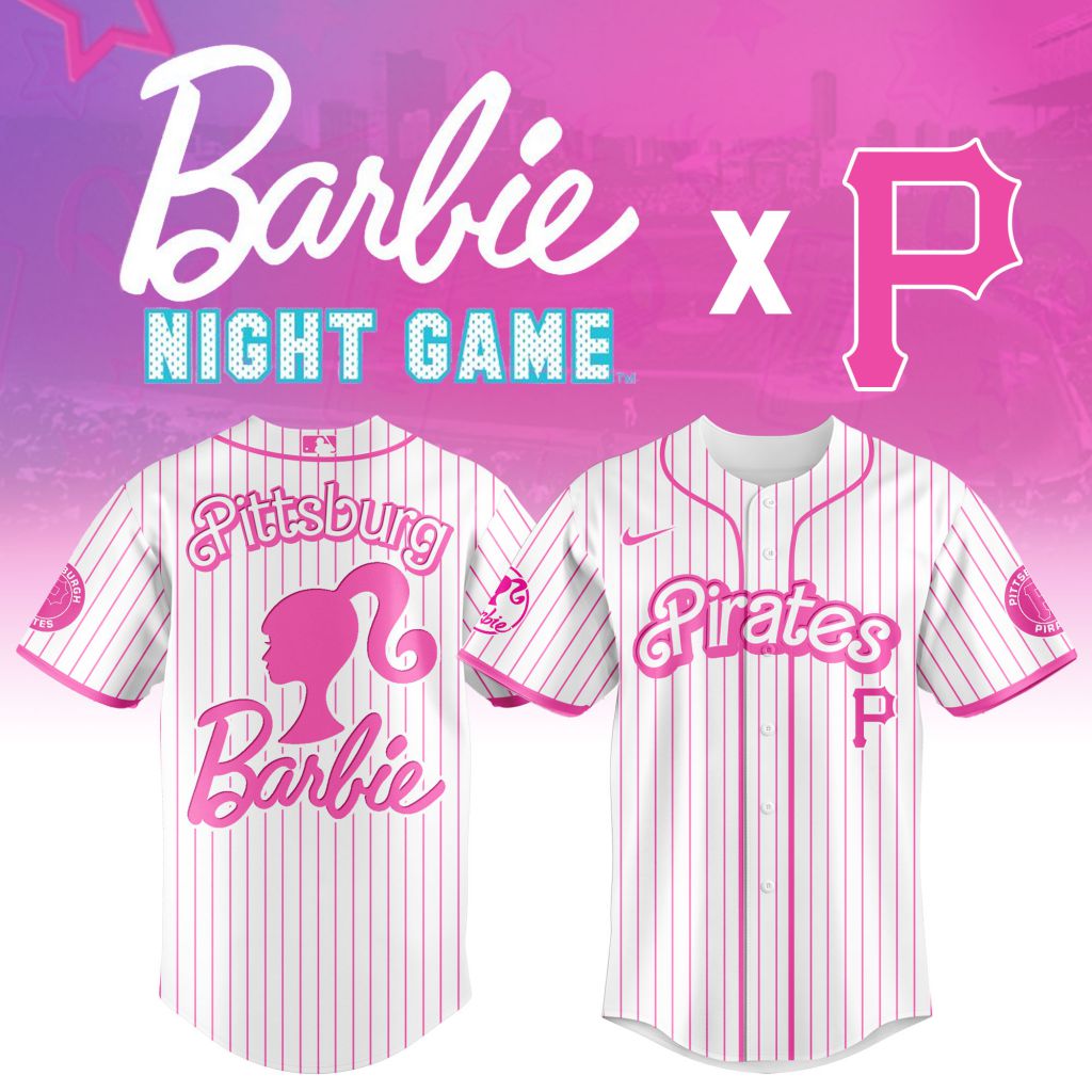 Premium MLB Pittsburgh Pirates X Barbie Baseball Jersey - PIPI0108