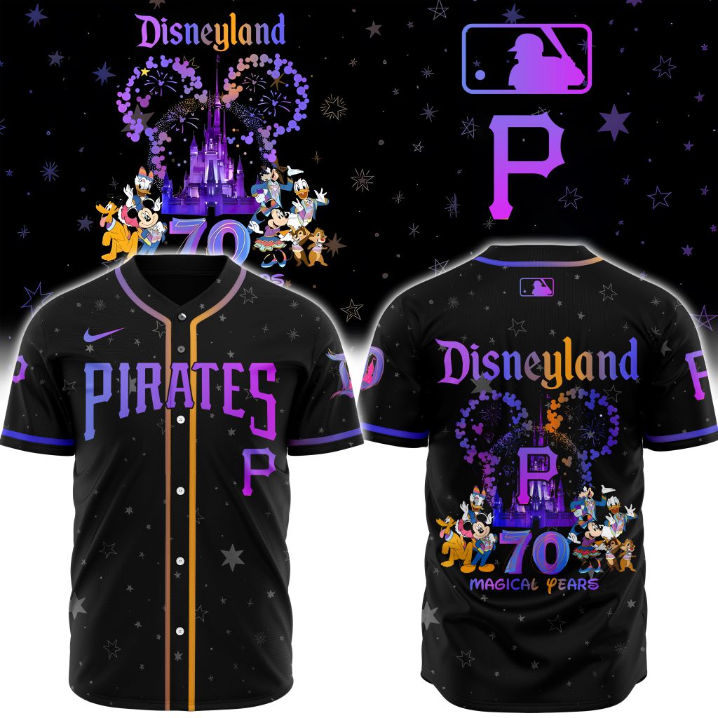 Premium MLB Pittsburgh Pirates X Disneyland 70 Magical Years Baseball Jersey - PIPI0110