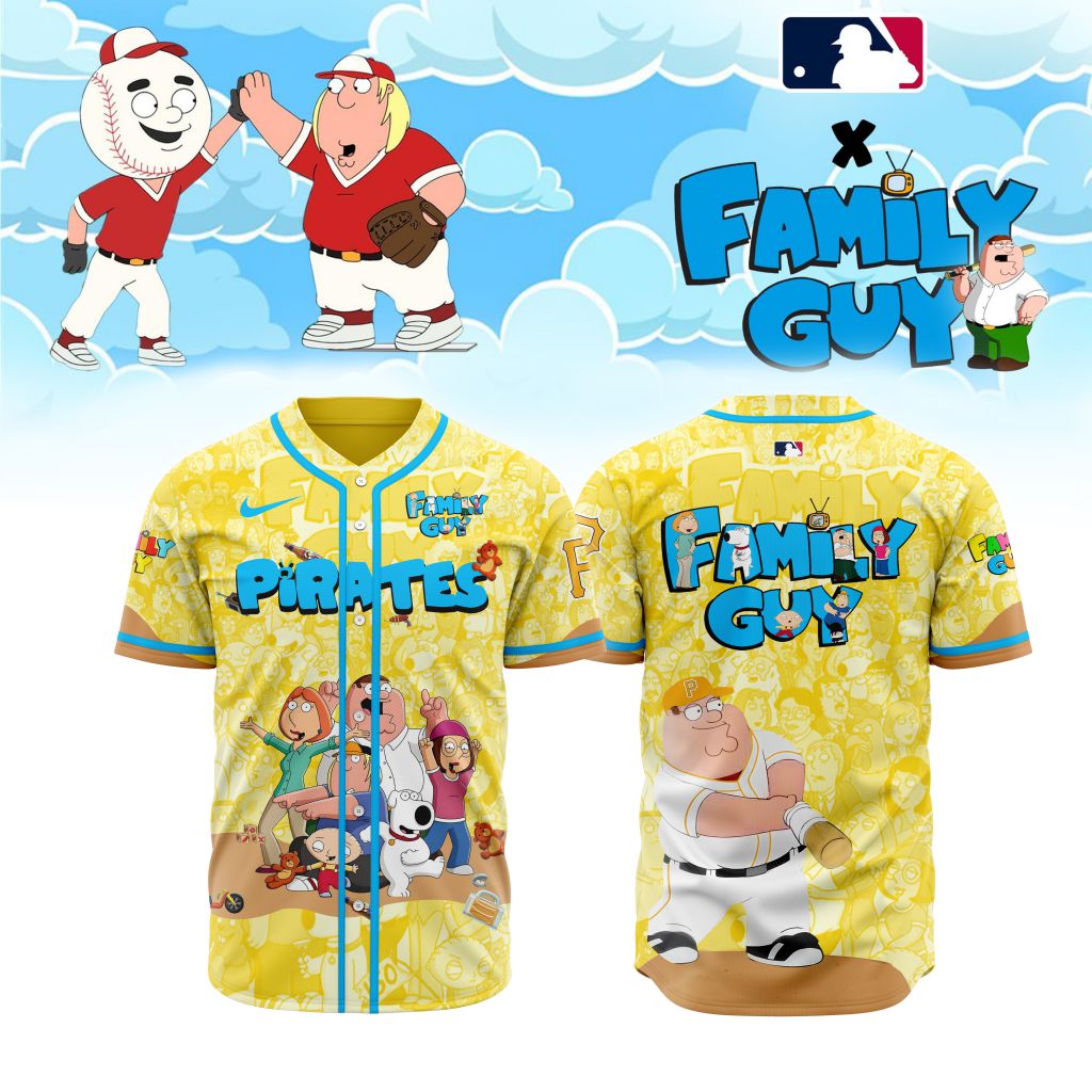 Premium MLB Pittsburgh Pirates X Family Guy Baseball Jersey - PIPI0112