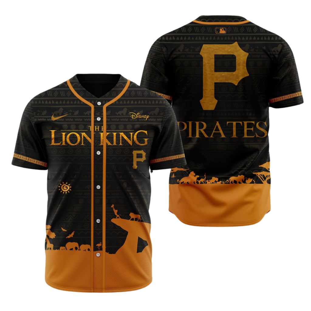 Premium MLB Pittsburgh Pirates X The Lion King Baseball Jersey - PIPI0132