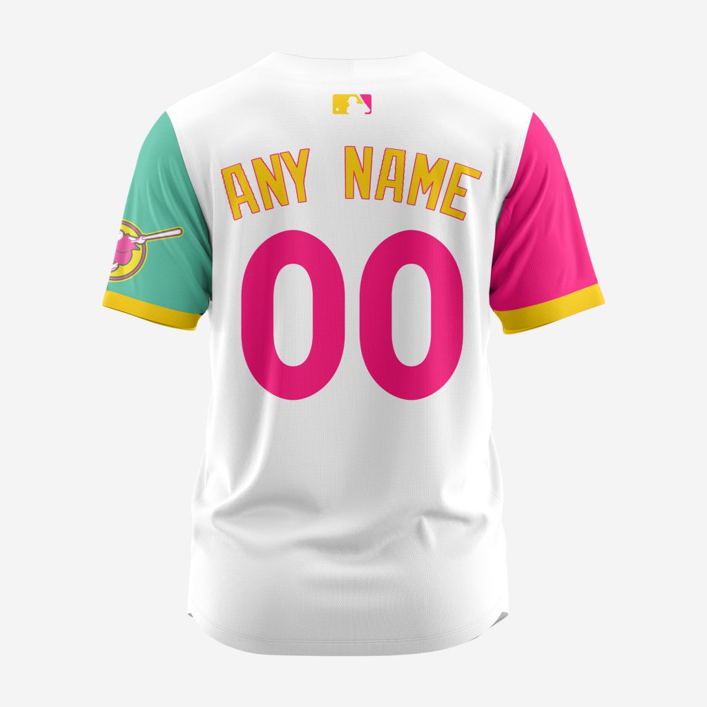 MLB San Diego Padres Personalized 2024 City Connect Baseball Jersey Design - SDP03