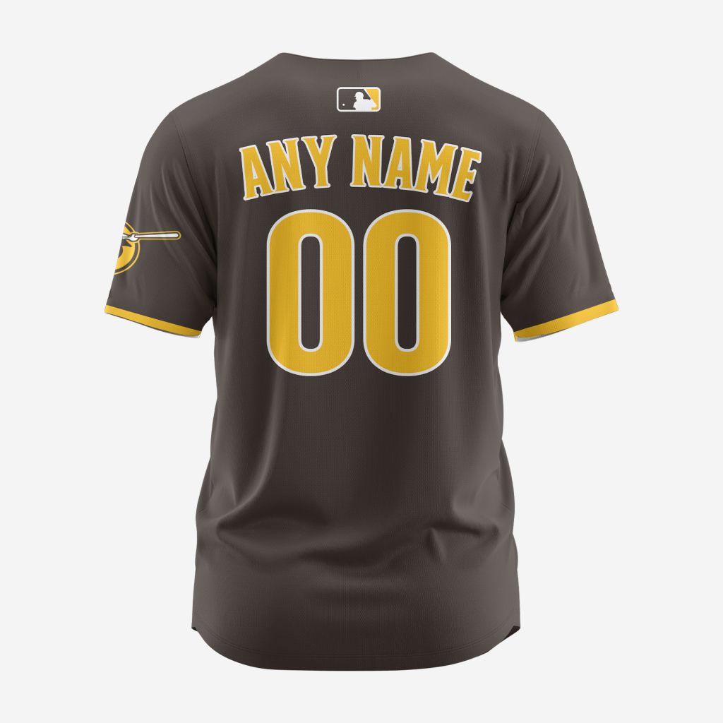 MLB San Diego Padres Personalized 2024 Road Baseball Jersey - SDP07