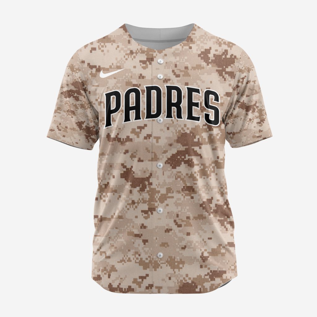 MLB San Diego Padres Personalized Alternate 02 Baseball Jersey - SDP09