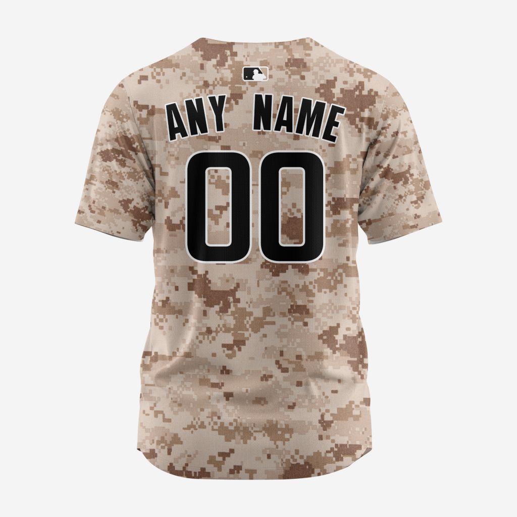 MLB San Diego Padres Personalized Alternate 02 Baseball Jersey - SDP09