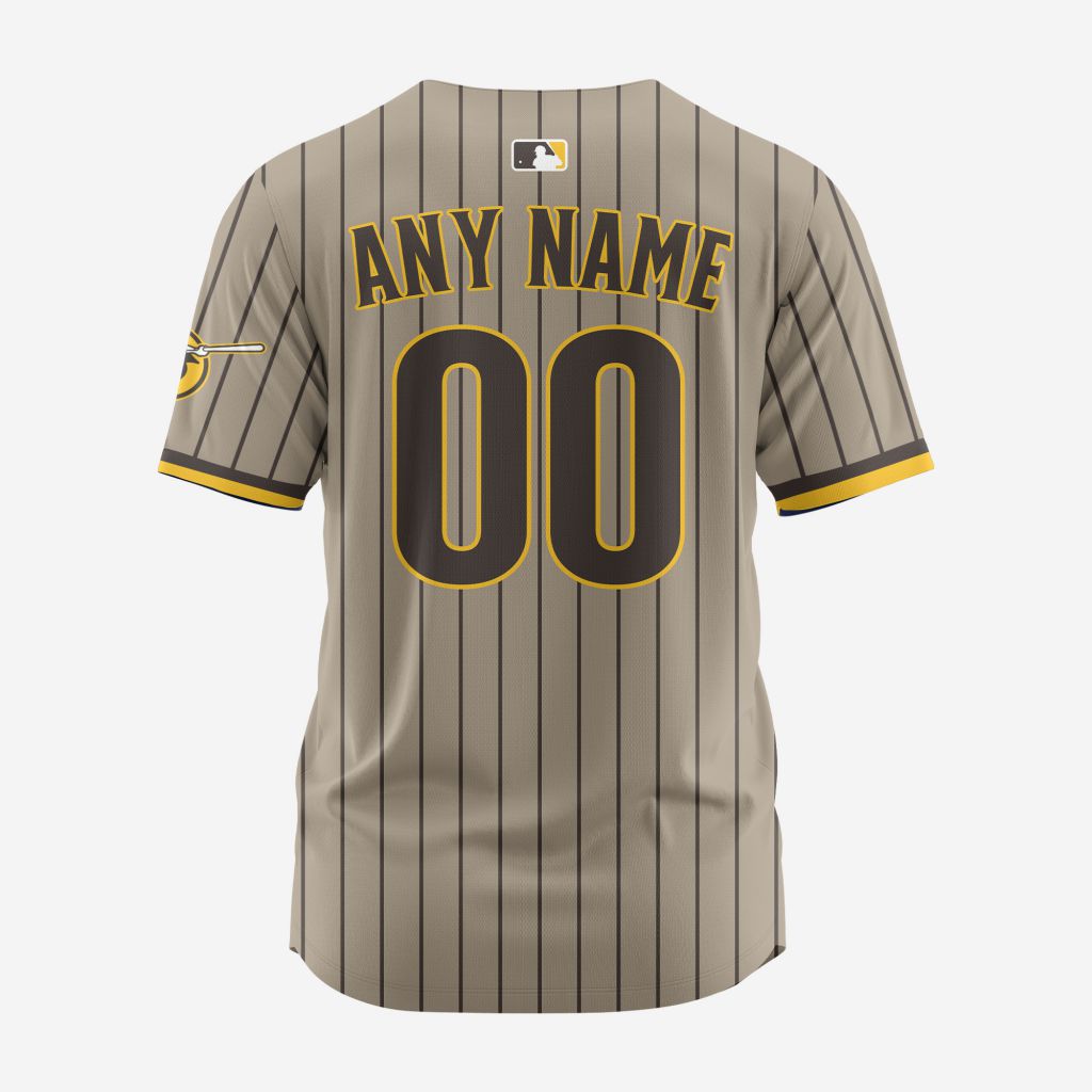 MLB San Diego Padres Personalized Alternate Baseball Jersey - SDP011