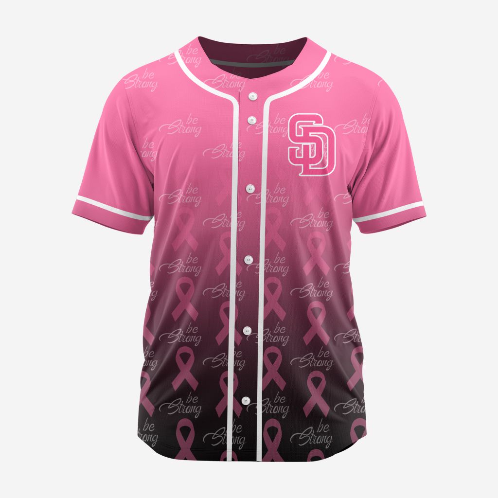 MLB San Diego Padres Special Pink Design Fight Breast Cancer Baseball Jersey - SDP054
