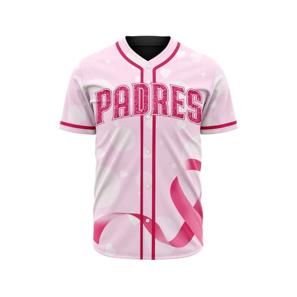 MLB San Diego Padres Special Pink Design Fight Breast Cancer Baseball Jersey - SDP055
