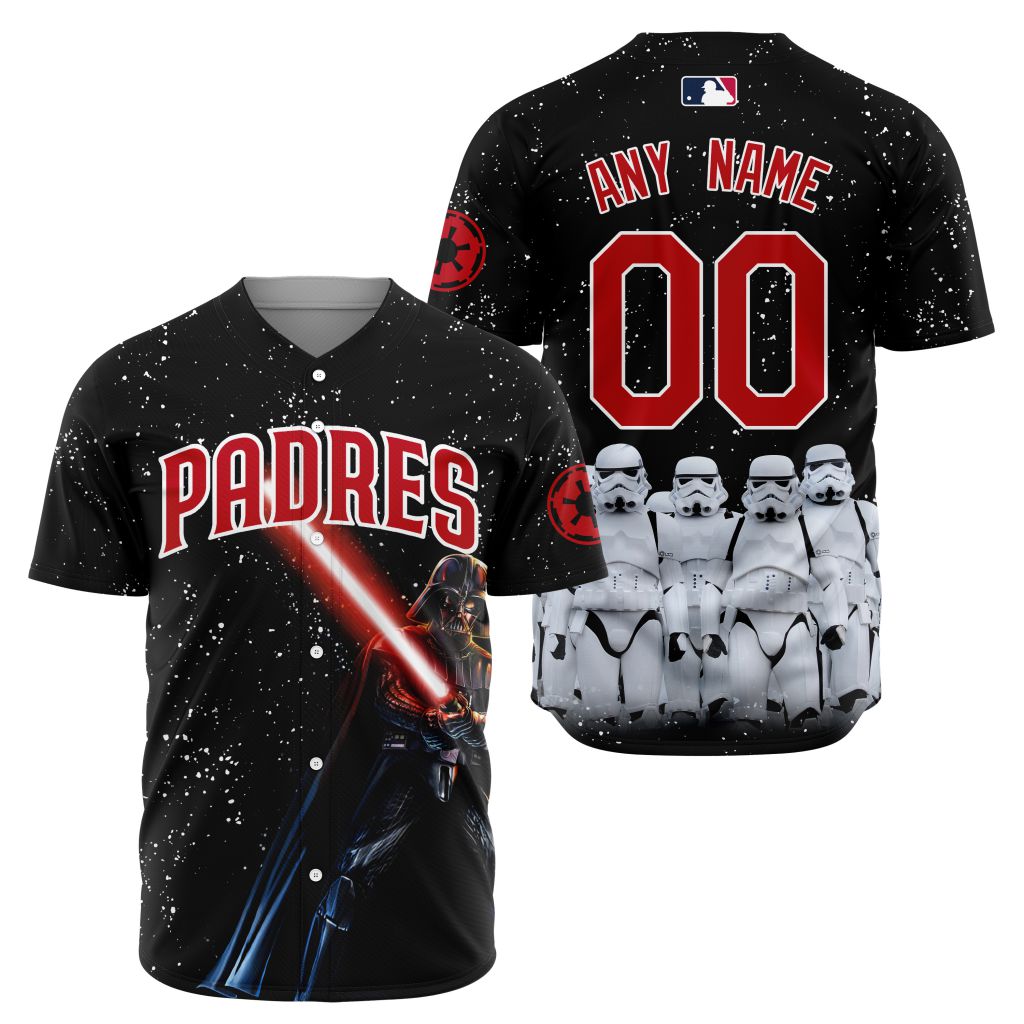MLB San Diego Padres Special Star Wars Design Baseball Jersey - SDP060