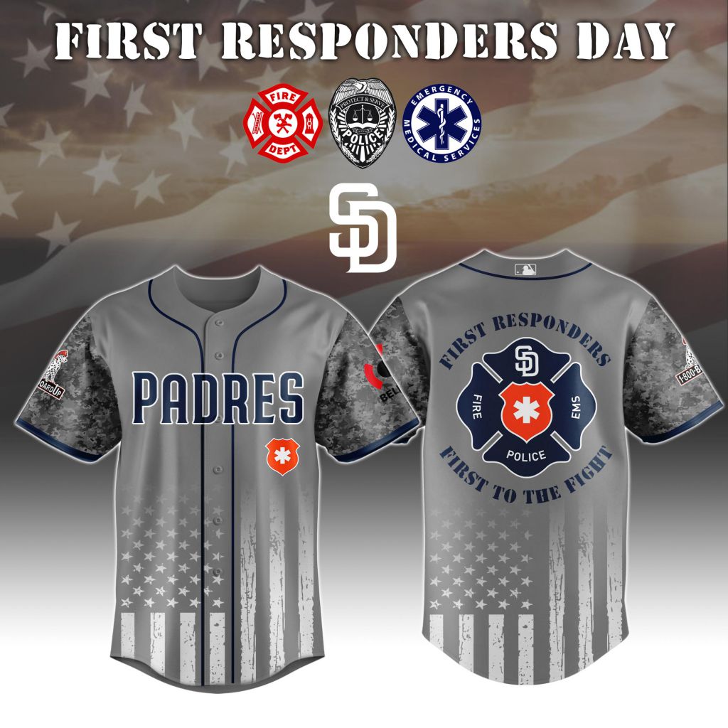 Premium MLB San Diego Padres First Responders Day Baseball Jersey - SDP087