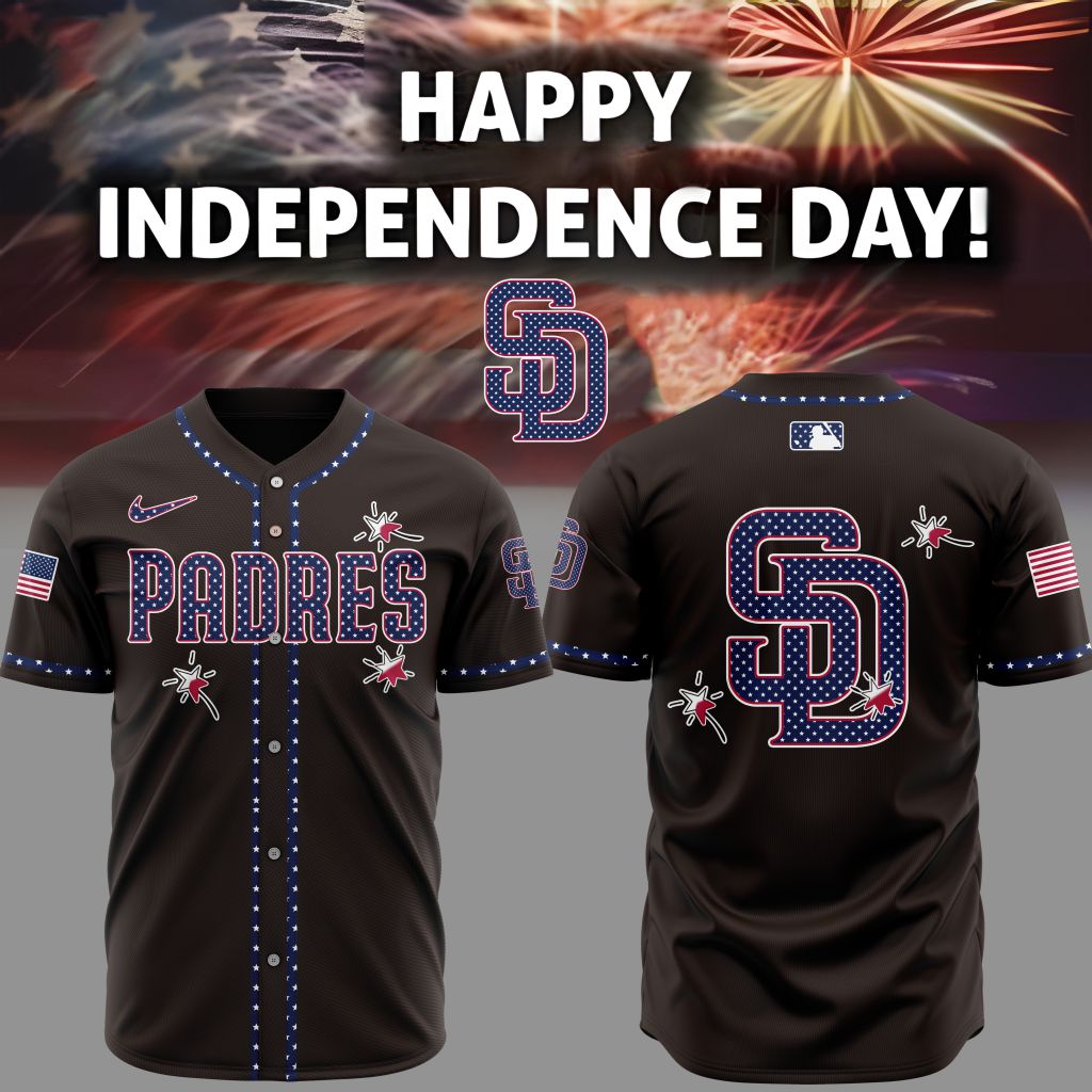 Premium MLB San Diego Padres Happy Independence Day Baseball Jersey - SDP090